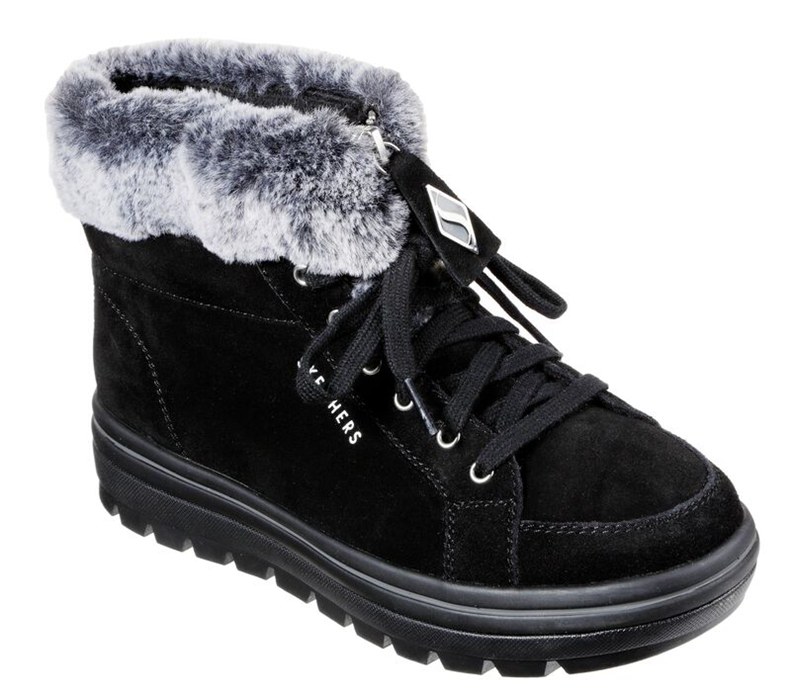 Skechers Street Cleats - Everyday Chillz - Womens Boots Black [AU-ZM0923]